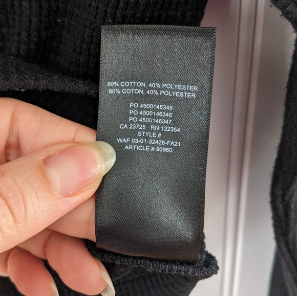 SOLD Aritzia Tna Glendale Waffle Longsleeve Top - Picture 8 of 16